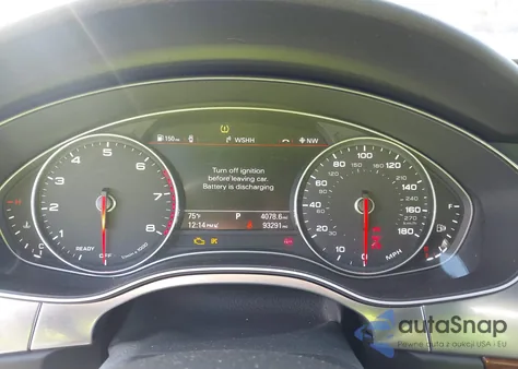 2016 Audi A6 3.0T Premium Plus из США, поврежденный, VIN WAUFGAFC7GN162957